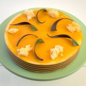 Mango, yuzu, mascarponetaart